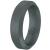 Knot Theory Silicone Wedding Ring Band for Men Women: Superior Non Bulky Rubber Rings - Premium Quality, Style, Comfort - Ideal Bands for Gym, Work, Hunting, Sports, and Travels