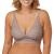 Pure Comfort Lace Bralette, Padded Wireless Bra, Convertible Longline Halter Bralette with Soft Foam Cups