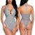 Avidlove Women Snap Crotch Lingerie Sexy Lace Bodysuit Deep V Teddy One Piece Lace Babydoll