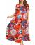 YESNO Women Casual Loose Bohemian Floral Dress with Pockets Short Sleeve Long Maxi Summer Beach Swing Dress EJF