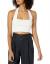 The Drop Women's Greta Fitted Square Neck Halter Sweater Bralette