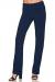 Boston Proper Women's Wrinkle-Resistant Straight-Leg Knit Solid Color Pant