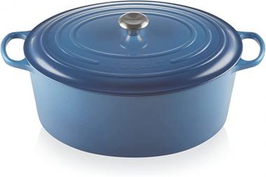 Le Creuset Enameled Cast Iron Signature Oval Dutch Oven, 15.5 qt., Marseille