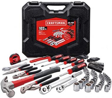 CRAFTSMAN Home Tool Kit / Mechanics Tools Kit, 102-Piece (CMMT99448)