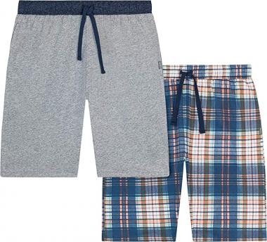 Eddie Bauer Men's 2 Pack Lounge Shorts with Pockets