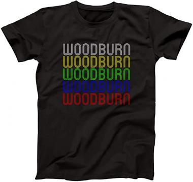 Retro Style Vintage Hometown - Woodburn, OR 97071 - Souvenir - Unisex - T-Shirt