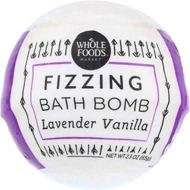 Whole Foods Market, Fizzing Bath Bomb, Lavender Vanilla, 2.3 oz