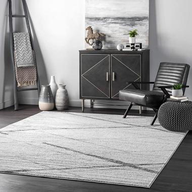 nuLOOM Thigpen Contemporary Area Rug, 8' 10" x 12', Grey