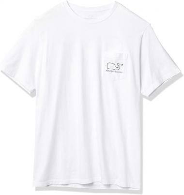 vineyard vines Men's Short Sleeve Modern Whale Pocket T-Shirt