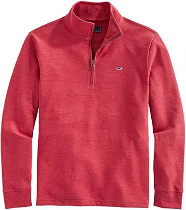 vineyard vines Men's Saltwater 1/4-zip Pullover Sweater