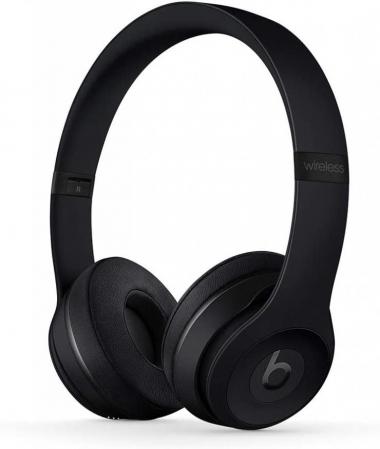 Beats Solo3 Wireless On-Ear Headphones - Apple W1 Headphone Chip, Class 1 Bluetooth, 40 Hours of Listening Time, Built-in Microphone - Black (Latest Model)