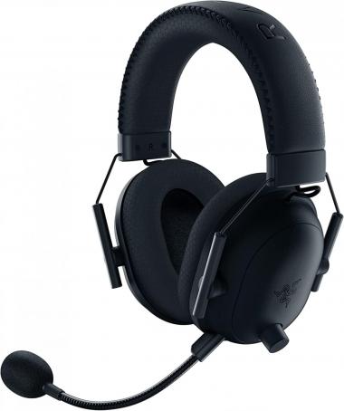 Razer BlackShark V2 Pro Wireless Gaming Headset: THX 7.1 Spatial Surround Sound - 50mm Drivers - Detachable Mic - for PC, PS5, PS4, Switch, Black