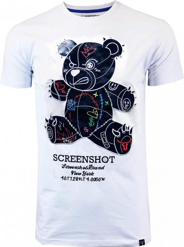 SCREENSHOT Mens Hipster Hip-Hop Premium Technique Tees - Stylish Longline Urban Streetwear Latest NYC Fashion T-Shirts