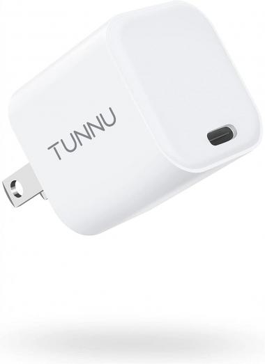 30W USB C Charger: TUNNU Mini GaN PD Fast Charging Block - PPS 33W Wall Power Adapter for Type C Smartphone Tablet - Compatible with Apple iPhone 13/12/Pro iPad Samsung Google Pixel MacBook Air