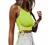 Artfish Women's Sleeveless Shirt Ribbed Drawstring Side Ruched Scoop Neck Basic Crop Tank Top