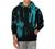 Dokotoo Mens 2021 Fall Tie Dye & Lightning Print Drawstring Hooded Sweatshirts Hoodies