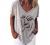 Womens Tops Dressy Casual Short Sleeve V Neck T Shirts Loose Funny Graphic Tees Tunic Cute Tops Summer T-Shirt Blouses