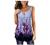 Womens Tank Tops Sleeveless Summer Casual V Neck Button Up Henley T Shirts Plus Size Floral Flowy Pleated Vest Blouses