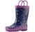 OAKI Kids Waterproof Rubber Rain Boots with Easy-On Handles