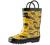 OAKI Kids Waterproof Rubber Rain Boots with Easy-On Handles