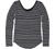 Ann Taylor LOFT Women's Long Sleeve Double-Scoop Neck Cotton Tee