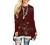 WEKILI Women's Tops Long Sleeve Lace Scoop Neck A-line Tunic Blouse