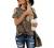 BMJL Women's Casual Cute Shirts Leopard Print Tops Basic Summer Short Sleeve Fashion Soft Blouse Loose Fit Tshirt