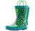 OAKI Kids Waterproof Rubber Rain Boots with Easy-On Handles