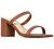 J. Adams Stormi Mules for Women - Square Toe Double Band Low Block Heel Sandals