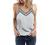 Womens V Neck Strappy Tank Tops Lace Sexy Hollow Halter Loose Casual Spaghetti Strap Sleeveless Camis Shirts Blouses