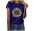 Womens Summer Tops Gradient Sunflower Print Short Sleeve T-Shirt Casual O-Neck T Shirts Graphic Tees Plus Size Tshirts