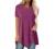 Womens Casual Crewneck Plus Size Tops Irregular Hem T-Shirts Flowy Swing Blouse Short Sleeve Pleated Tunic Summer Tops