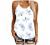 Summer Tops for Women Criss Cross Open Back Tank Tops Sexy Halter Hollow Out Casual Loose Sleeveless Cami Shirts