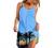 SNKSDGM Summer Dress for Women Sexy Sleeveless U-Neck Tank Dress Casual Beach Sundress Bikini Swimsuit Cover Ups Dresses