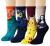 Chalier Womens Famous Painting Art Printed Fun Socks Casual Cotton Cool Novelty Funny Socks for Women