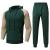 Men's Tracksuits,2 Piece Athletic Hoodie Tracksuit Set Activewear Full Zip Tracksuit Sports Set for Men Sweatsuit