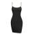 ZAFUL Women's Stars Print Side Slit Velvet Sleeveless Mini Dress Sexy Cowl Front Spaghetti Strap A-Line Mini Dress