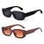 BUTABY Rectangle Sunglasses for Women Retro Driving Glasses 90’s Vintage Fashion Narrow Square Frame UV400 Protection