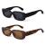 BUTABY Rectangle Sunglasses for Women Retro Driving Glasses 90’s Vintage Fashion Narrow Square Frame UV400 Protection