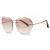 AEVOGUE Sunglasses For Women Oversized Rimless Diamond Cutting Lens Sun Glasses AE0534