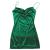 ZAFUL Women's Sexy Spaghetti Straps Side Slit Stain Cami Dress A Line Solid Party Club Hoilday Slip Dress