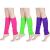 80s Women Neon Leg Warmers Knit Ribbed Leg Warmer for Party Accessories