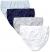 Hanes Women's Panties 4-Pack, Moisture-Wicking Ribbed Underwear Multipack, Hi-Cut Brief Underwear, 4-Pack (Colors May Vary)