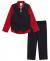 Van Heusen Boys' 4-Piece Formal Suit Set, Vest, Pants, Collared Dress Shirt, and Tie