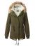 Ollie Arnes Women's Faux Fur Hooded Anorak Jacket, Quilted or Fur Lined Sherpa Down Parka - Regular and Plus Sizes