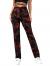 WDIRARA Women's Cut Out Wide Leg Flare Pants High Waist Stretch Self Tie Solid Long Pants