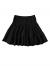 SheIn Women's Solid Shirred High Waist Layered Ruffle Hem Flared Mini Skirt