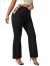 WDIRARA Women's Cut Out Wide Leg Flare Pants High Waist Stretch Self Tie Solid Long Pants