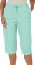 Coral Bay Womens Everyday Drawstring Twill Capris