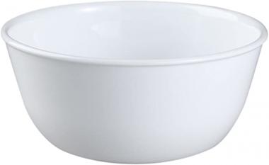 Corelle Livingware 1032595 28-Ounce Super Soup/Cereal Bowl, Winter Frost White - Set of 6